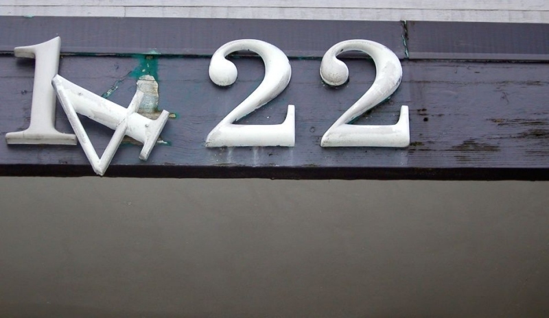 Fotografie zobrazující číslo domu