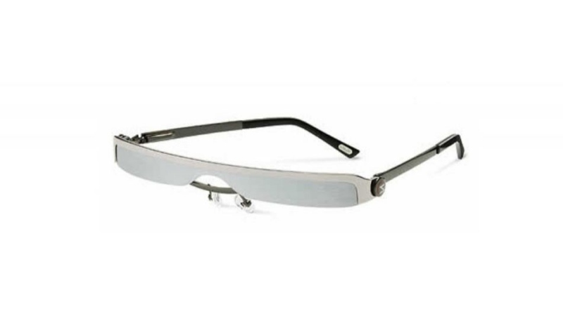 Sluneční brýle Golf Blade ve stříbrné barvě.