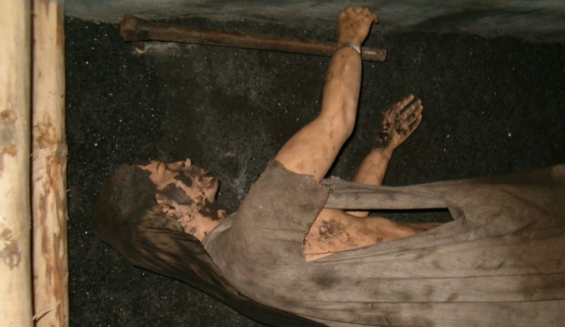 V důlní expozici nechybí ani horníci
