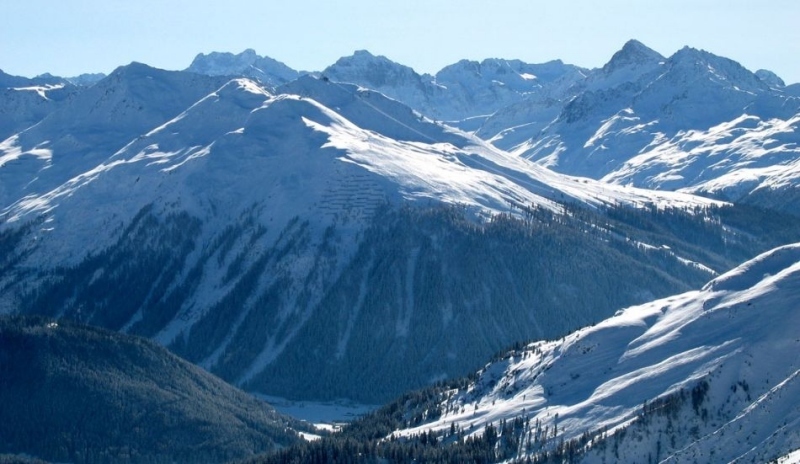 Pohled na Jakobshorn