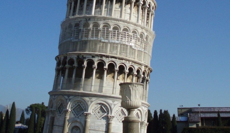 Obrázek šikmé věže v Pise