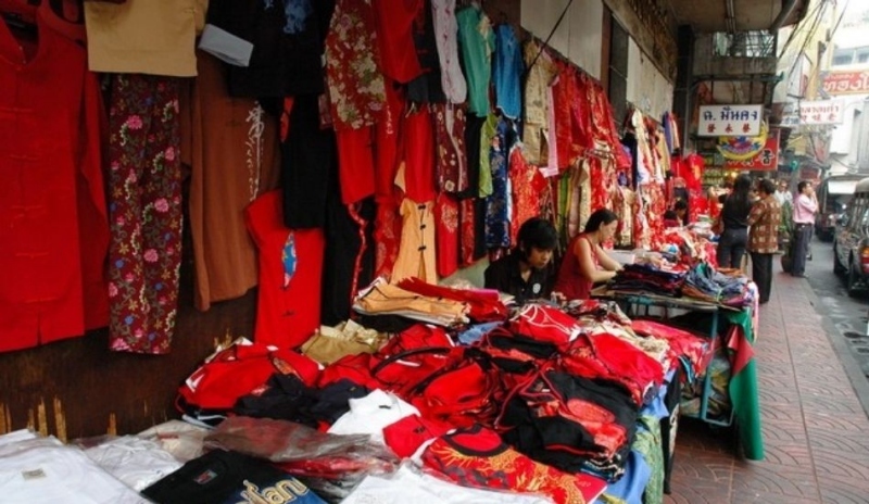 Obrázek thajského tržiště