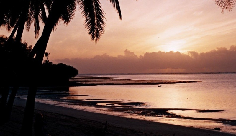 Pohled na moře v Keňi