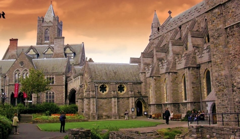 Fotografie hradu v Irsku