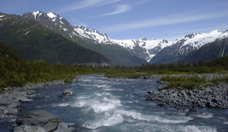 Fotografie zobrazující Aljaška.