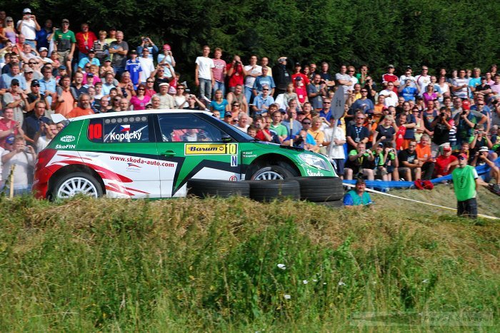 Obrázek ze závodu Barum Rally 2009