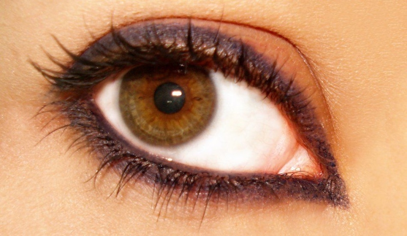 Detailní záběr na oko