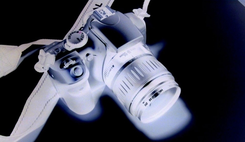 Fotografie fotoaparátu značky Canon