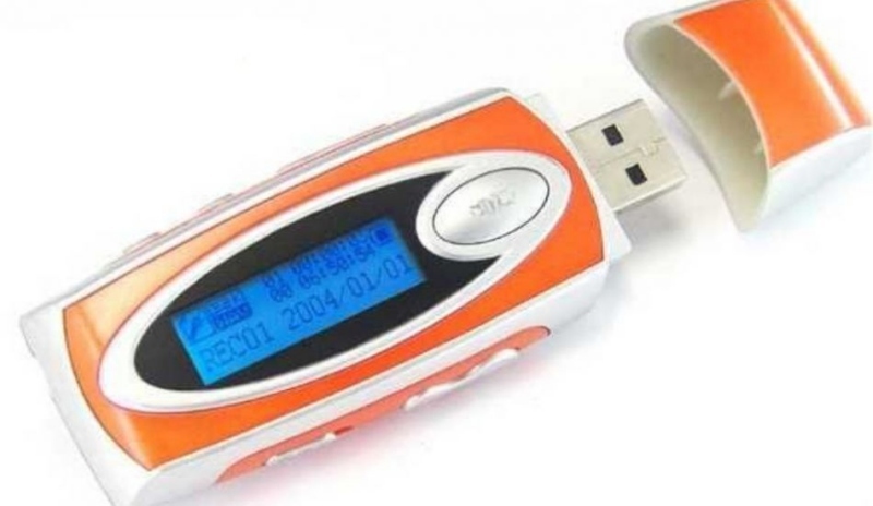 Fotografie zobrazující MP3 přehrávač