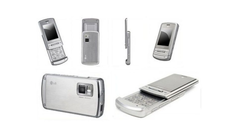 LG KE970 ze všech úhlů pohledu.