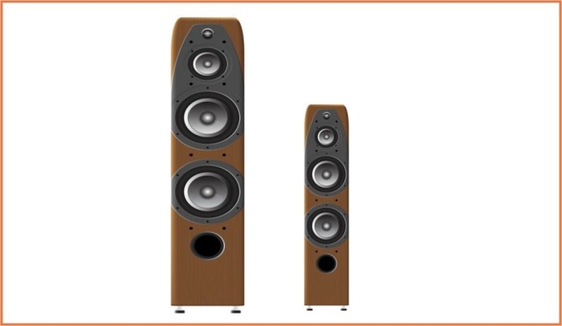 Snímek dvou reproduktorů