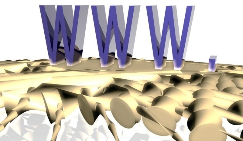 Fotografie zobrazující www stránky