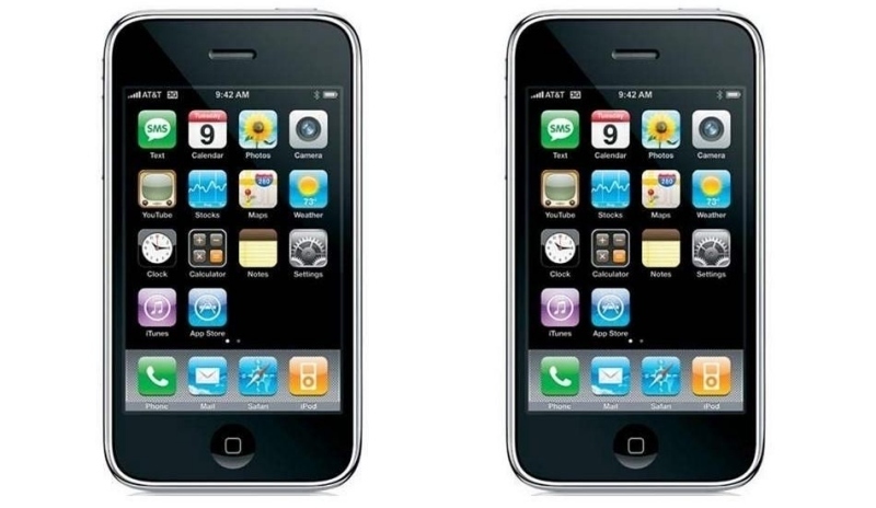 Dva mobilní telefony