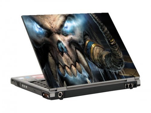 Snímek samolepky na notebook