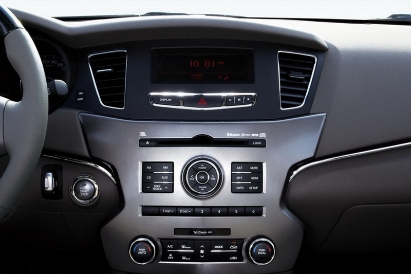 Vnitřní prostor automobilu Kia Cadenza