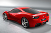 Sportovní auto Ferrari 458 Italia červené barvy