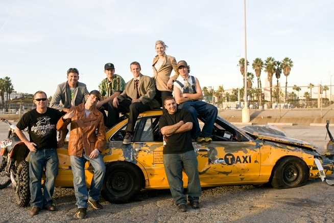 Členové motokrosové party Nitro Circus