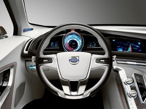 Pohled na interiér vozu Volvo S60