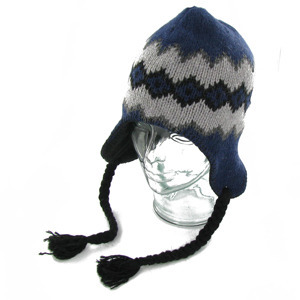 Pletená čepice přes uši