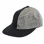 Černo-šedá kšiltovka