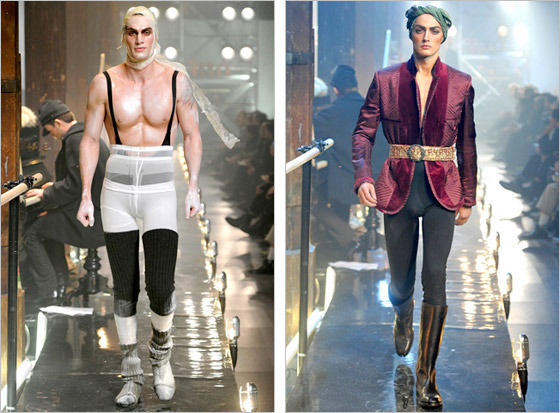 Muži předvádí pánské legíny