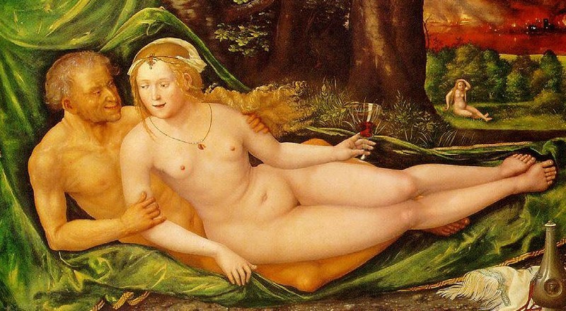 obraz s nahými postavami