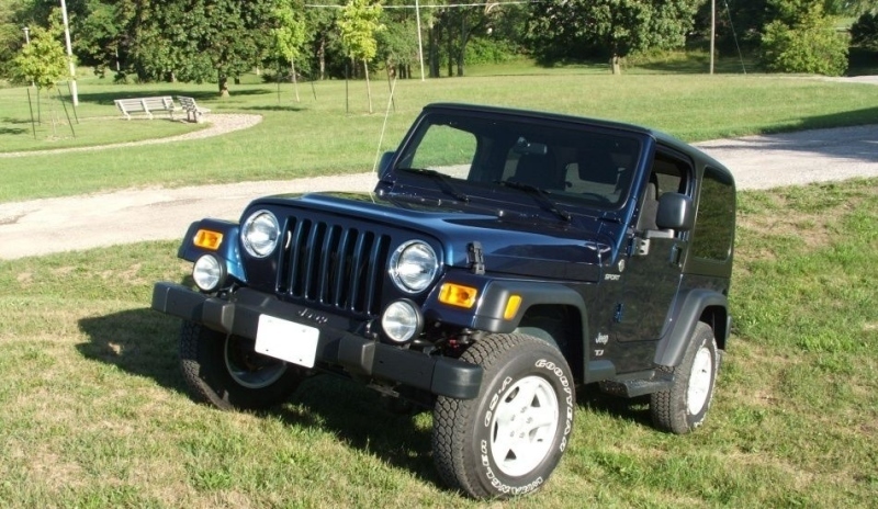 Jeep Wrangler v terénu