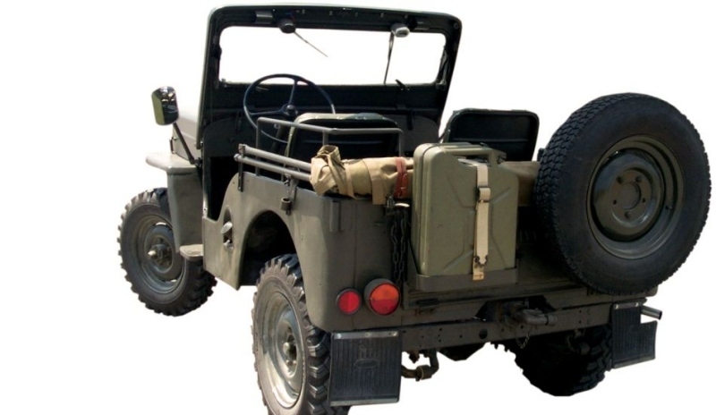 Fotografie zadní části Jeepu 