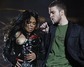 Skandální odhalení prsa Janet Jackson při vystoupení
