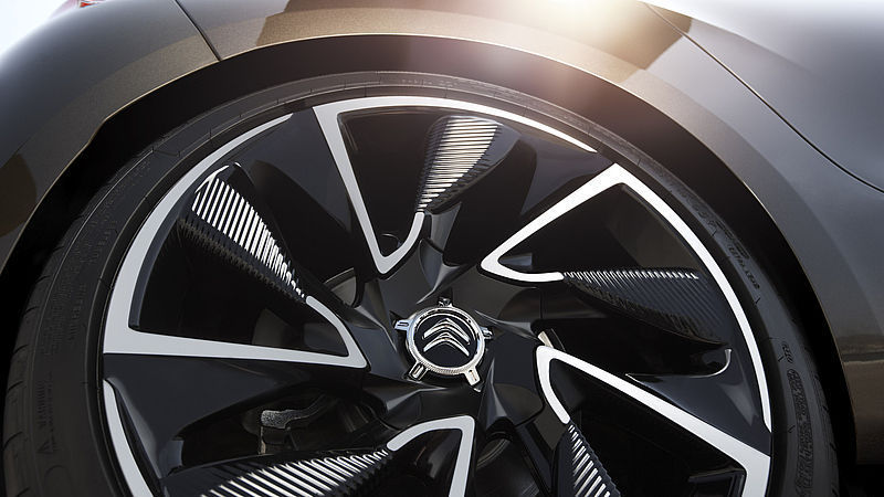 Detailní snímek disku vozu Citroën DS4