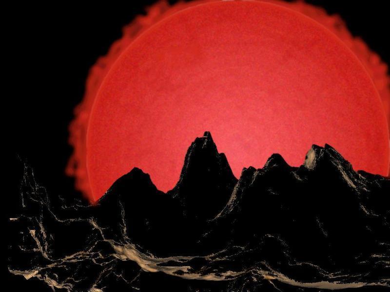 Fotografie znázorňující konec světa