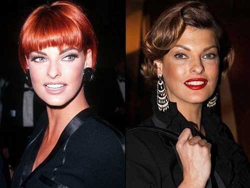 Linda Evangelista před lety a dnes