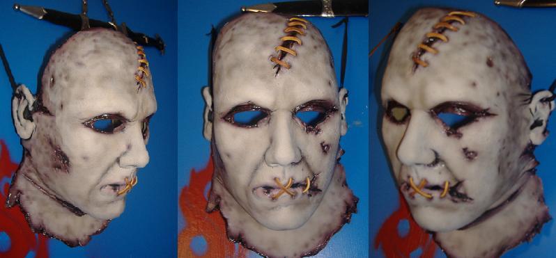 Geinovo dílo - maska z lidské kůže.blogspot.com