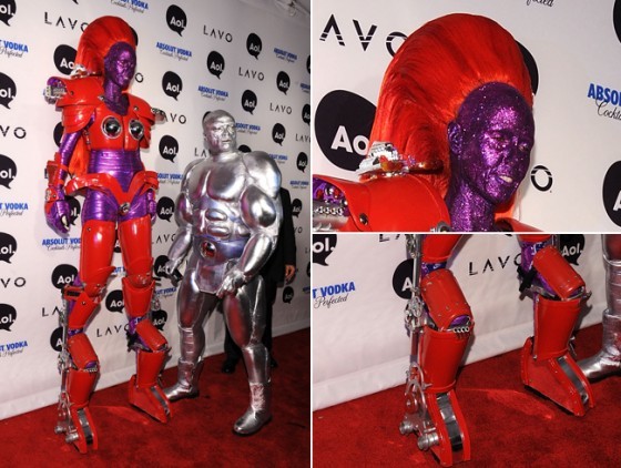 Heidi a Sela v kostýmu na Halloweenu.(fashionindie.com)