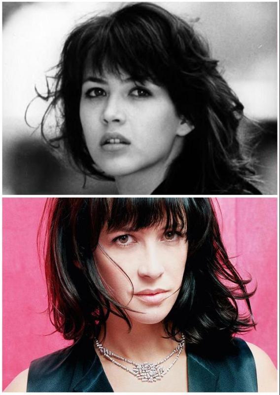 Sophie Marceau před lety a dnes