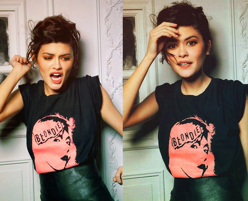 Audrey Tautou s překvapeným výrazem